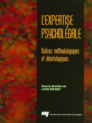 cover image of L' expertise psycholégale